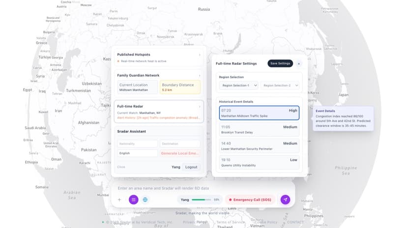 Full-time Radar Settings
